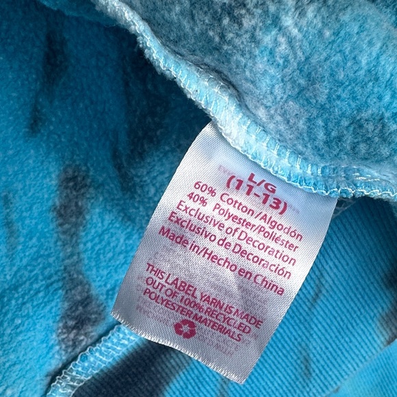 No Boundaries Multicolor Tie-Dye Zip-Up Hoodie - Picture 6 of 7